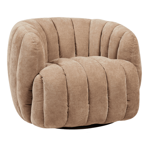 Tower Living Draaifauteuil Verdi Chenille - Taupe