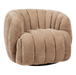 Tower Living Draaifauteuil Verdi Chenille - Taupe