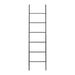 QUVIO Decoratie ladder - Zwart - Metaal