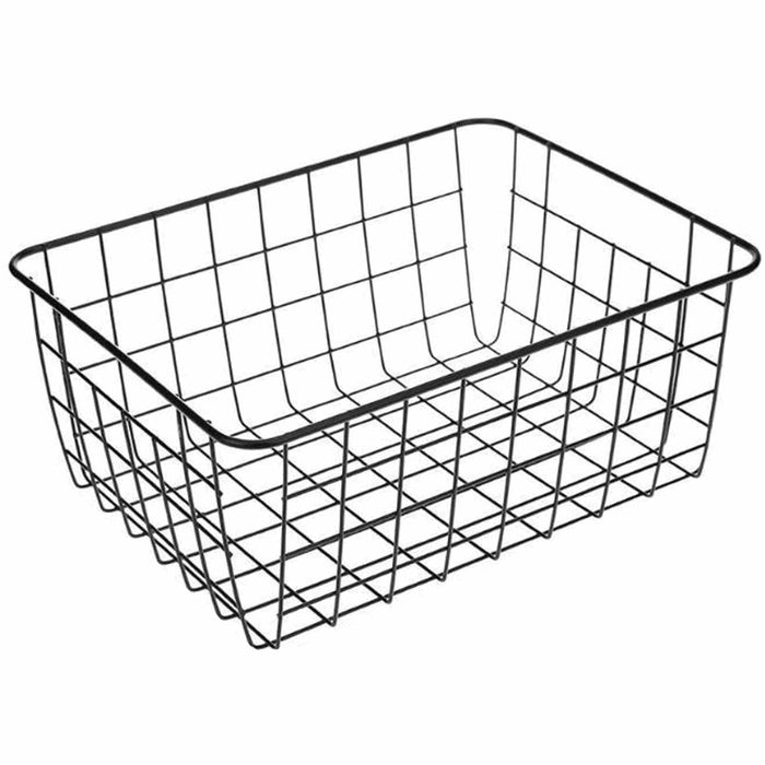 QUVIO Opbergmand - Staal - 22 x 28 x 12 cm