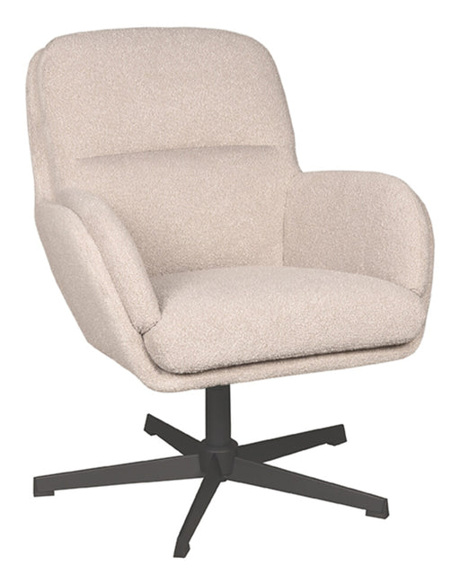 LABEL51 Draaifauteuil Moss Bouclé - Naturel