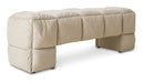 HKliving Bankje Puffy 140cm - Pebble