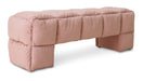 HKliving Bankje Puffy 140cm - Blush