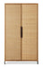HKliving Opbergkast Pioneer Rattan & Hout, 180 x 100cm - Naturel