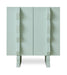 HKliving Opbergkast Forma Sungkai hout, 88 x 48cm - IJsblauw