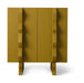 HKliving Opbergkast Forma Sungkai hout, 88 x 48cm - Olijfgroen