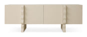 HKliving Dressoir Forma Sungkai hout, 160cm - Off White