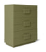 HKliving Ladnkast Spacious Sungkaihout, Met 6 laden - Army Green