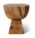 HKliving Krukje Arched Teakhout, Ø42cm - NATUREL - Rond