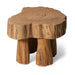 HKliving Krukje Log Teakhout, Ø46cm - Naturel