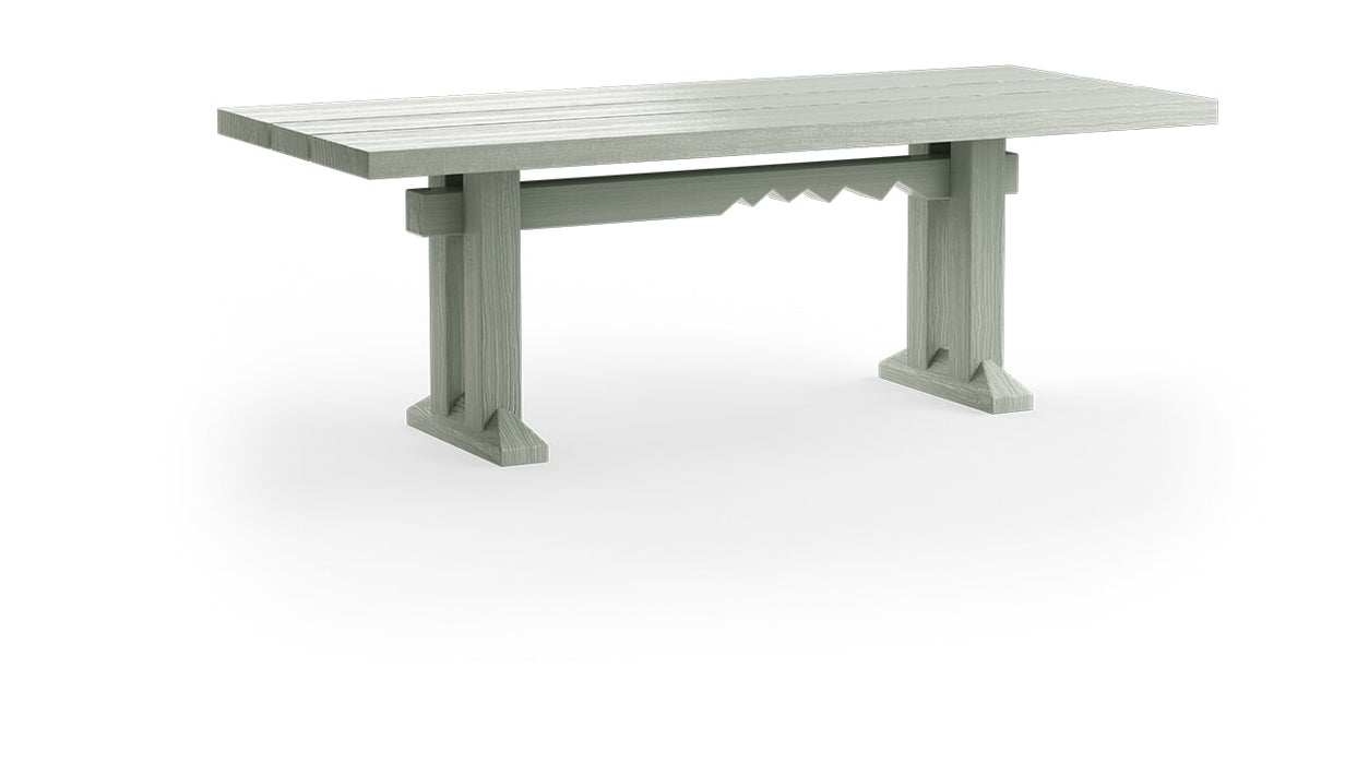 HKliving Eettafel Forma Sungkai hout, 220 x 90cm - Smoke