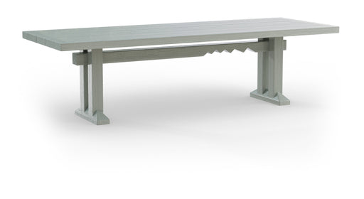 HKliving Eettafel Forma Sungkai hout, 280 x 100cm - Smoke High Gloss