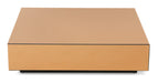 HKliving Salontafel Mirror Glas, 80 x 55cm - Smokey Brown