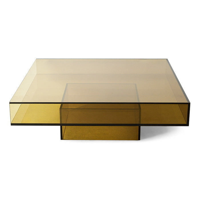 HKliving Vierkante Salontafel Acrylic 100 x 100cm - Olijfgroen