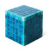 HKliving Bijzettafel Tiled Keramiek, 38 x 38cm - Turquoise - Vierkant