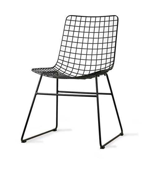 HKliving Eetkamerstoel Metal Metaal - Zwart