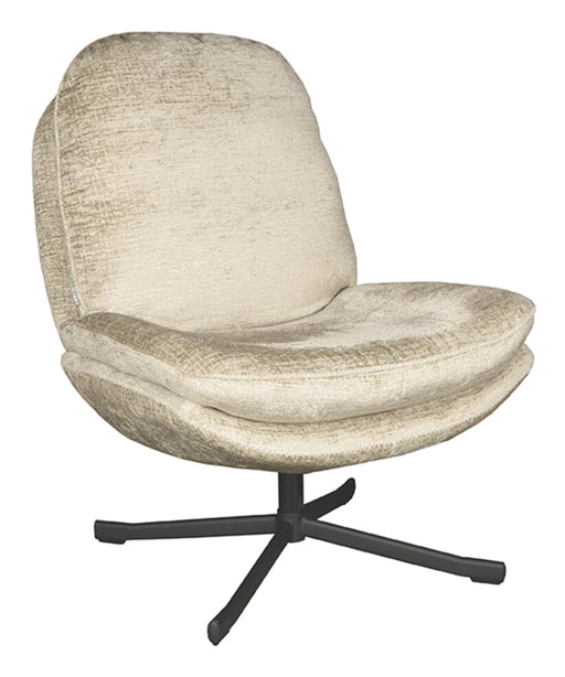 LABEL51 Draaifauteuil Noel Elegance stof - Beige