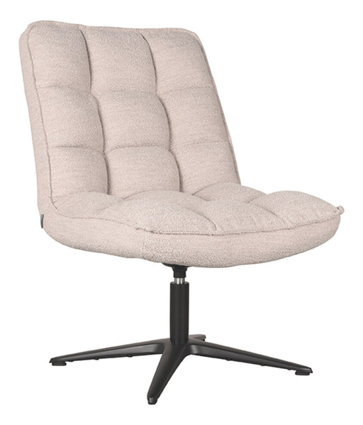 LABEL51 Draaifauteuil Vince Bouclé - Naturel