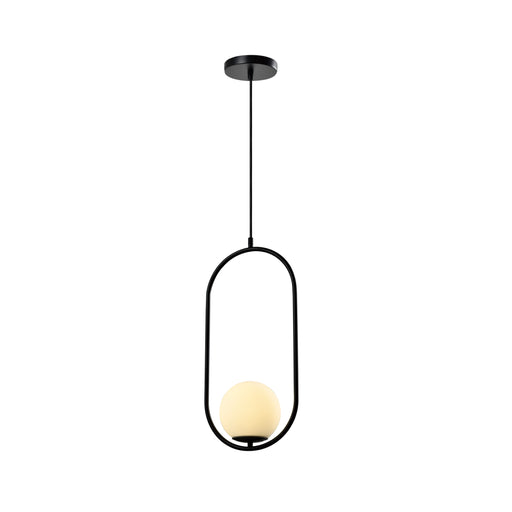 QUVIO Hanglamp modern - Langwerpig metalen frame - 15 x 25 x 51 cm - Zwart