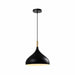 QUVIO Hanglamp Scandinavisch - Bolvormig - D 33 cm - Zwart