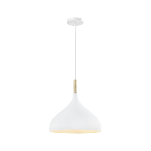 QUVIO Hanglamp Scandinavisch - Bolvormig - D 33 cm - Wit