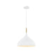 QUVIO Hanglamp Scandinavisch - Bolvormig - D 33 cm - Wit