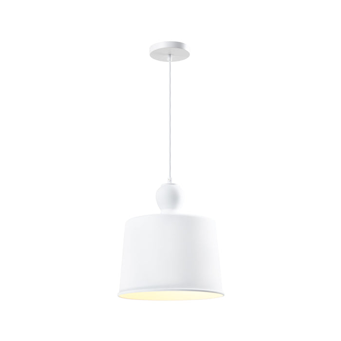 QUVIO Hanglamp retro - Vintage design - D 25 cm - Wit