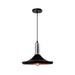 QUVIO Hanglamp modern - Aluminium - D 36 cm - Zwart