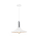 QUVIO Hanglamp modern - Aluminium - D 36 cm - Wit