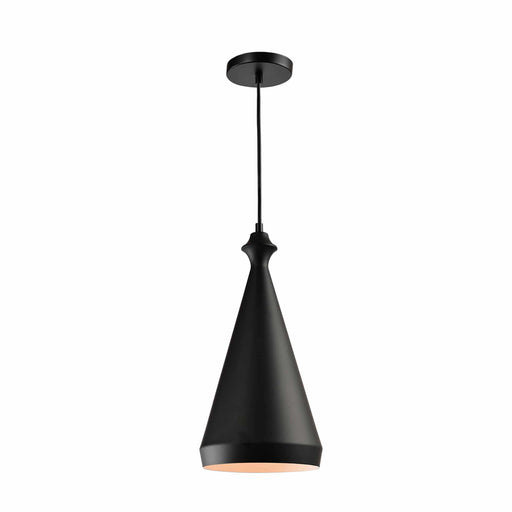 QUVIO Hanglamp modern - Kegel metaal met knop - Diameter 20 cm