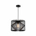 QUVIO Hanglamp modern - Cilindervorm draadstaal - Diameter 35 cm