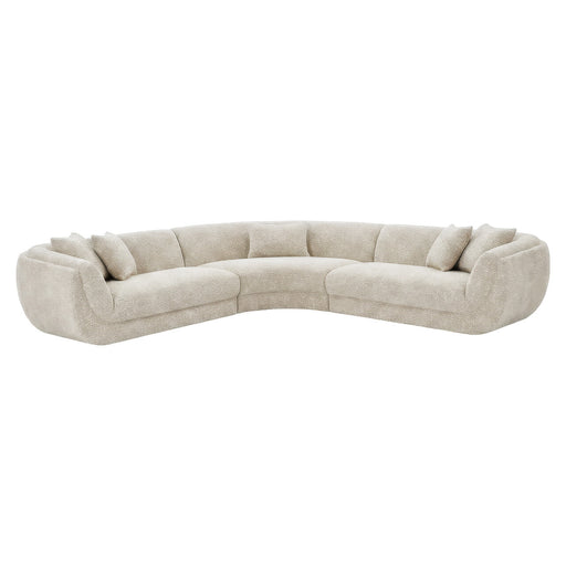 Richmond Organische Hoekbank Gianelle 310cm, Chunky stof - Natural - ThatLyfeStyle