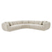 Richmond Organische Hoekbank Gianelle 310cm, Chunky stof - Natural
