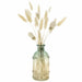 QUVIO Glazen vaas - 6 x 13 cm (dxh) - Geel/Blauw