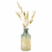 QUVIO Glazen vaas - 7 x 14 cm (dxh) - Geel/Blauw