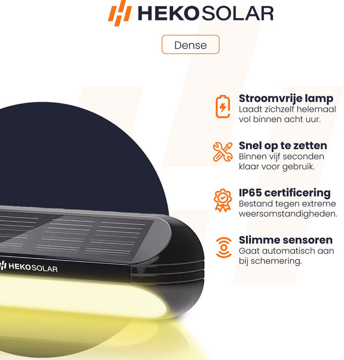 HEKO Solar® Tuinverlichting Dense - 4 stuks