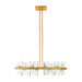 Richmond Hanglamp Briget Crystal, 8-lamps - Goud
