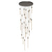 Richmond Hanglamp / Videlamp Crosley LED, 25-lamps, ø120cm - Zwart