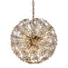 Richmond Hanglamp Cyntha Crystal - Brons