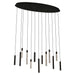 Richmond Hanglamp Oxley 13-lamps - bronze