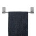 QUVIO Handdoekhouder - RVS - 9 x 45 x 6 cm - Zilver