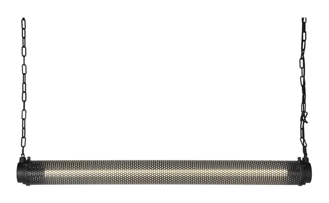 LABEL51 Hanglamp Tube, Metaal, 130cm - Zwart