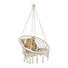 QUVIO Hangstoel voor buiten - Bohemian - Beige