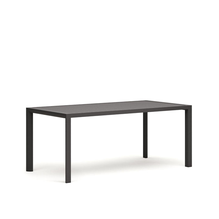 Kave Home Tuintafel Culip 180 x 90cm - Donkergrijs