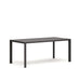 Kave Home Tuintafel Culip 180 x 90cm - Donkergrijs