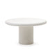 Kave Home Ronde Eettafel Addaia Cement, 140cm - Wit - ThatLyfeStyle