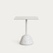 Kave Home Bartafel Saura Terrazzo, 70 x 70cm - Wit - Vierkant