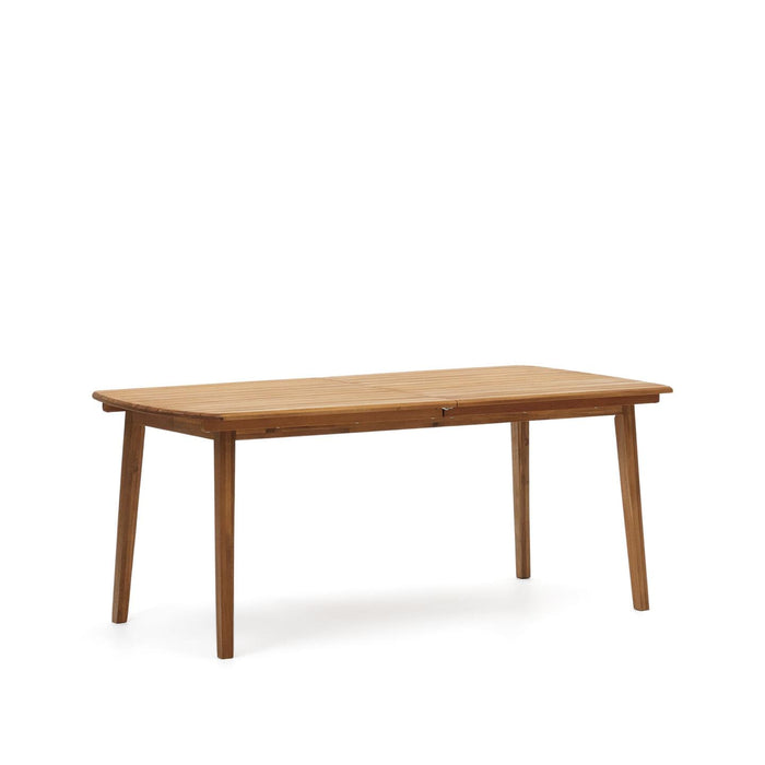 Kave Home Uitschuifbare Tuintafel Thianna Acaciahout, 180/240 x 90cm - Bruin