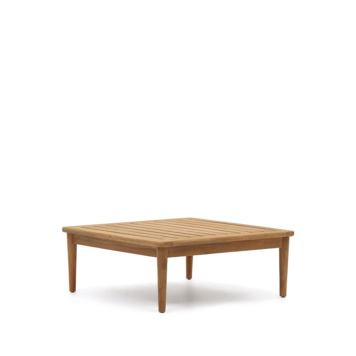 Kave Home Vierkante Salontafel Portitxol Teakhout, 80 x 80cm