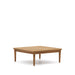 Kave Home Vierkante Salontafel Portitxol Teakhout, 80 x 80cm